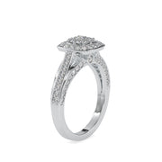 0.68 Carat Diamond 14K White Gold Engagement Ring - Fashion Strada