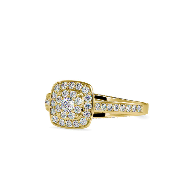 0.68 Carat Diamond 14K Yellow Gold Engagement Ring - Fashion Strada