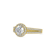 1.64 Carat Diamond 14K Yellow Gold Engagement Ring - Fashion Strada