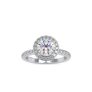 1.97 Carat Diamond 14K White Gold Engagement Ring - Fashion Strada