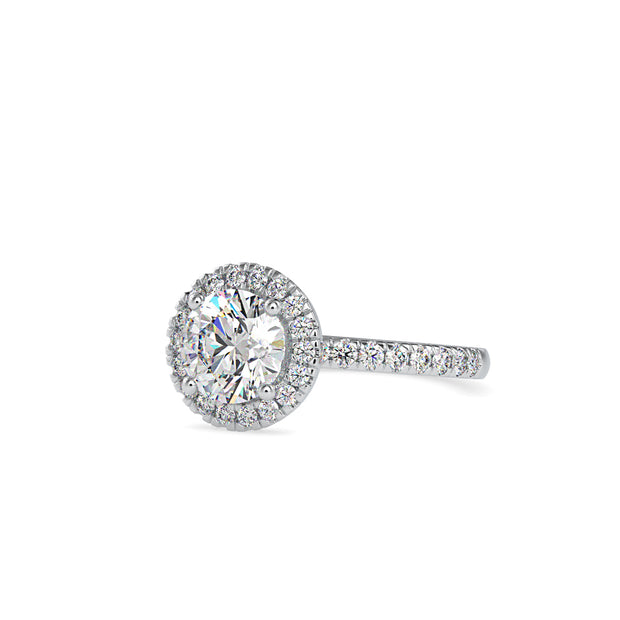1.97 Carat Diamond 14K White Gold Engagement Ring - Fashion Strada