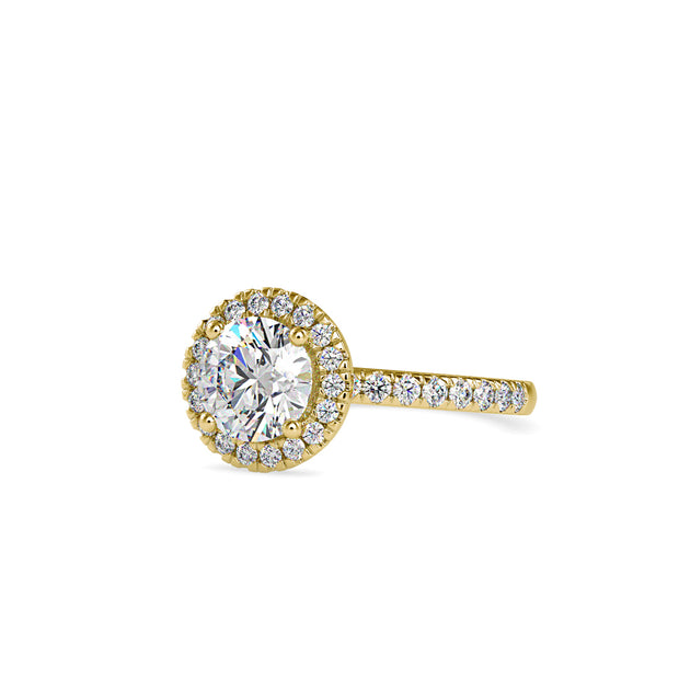 1.97 Carat Diamond 14K Yellow Gold Engagement Ring - Fashion Strada