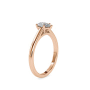0.53 Carat Diamond 14K Rose Gold Engagement Ring - Fashion Strada
