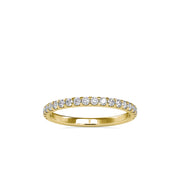 0.40 Carat Diamond 14K Yellow Gold Wedding Band - Fashion Strada