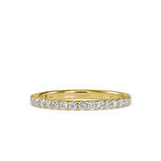 0.40 Carat Diamond 14K Yellow Gold Wedding Band - Fashion Strada