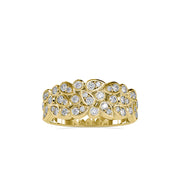 0.57 Carat Diamond 14K Yellow Gold Wedding Band - Fashion Strada