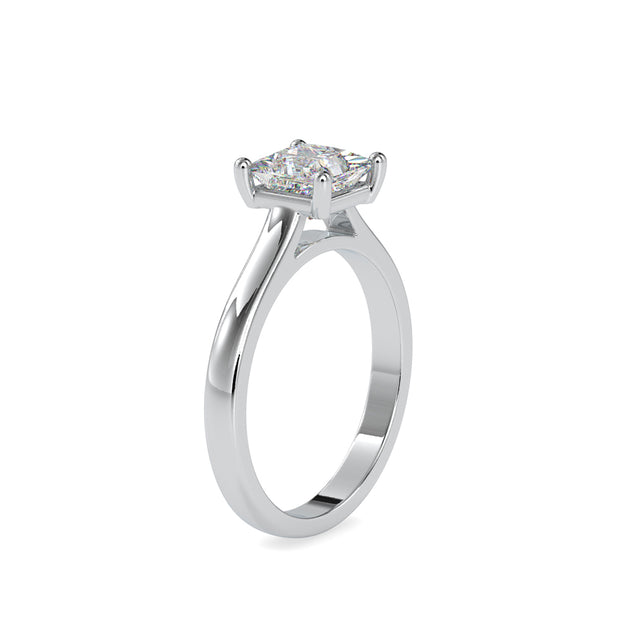 1.35 Carat Diamond 14K White Gold Engagement Ring - Fashion Strada