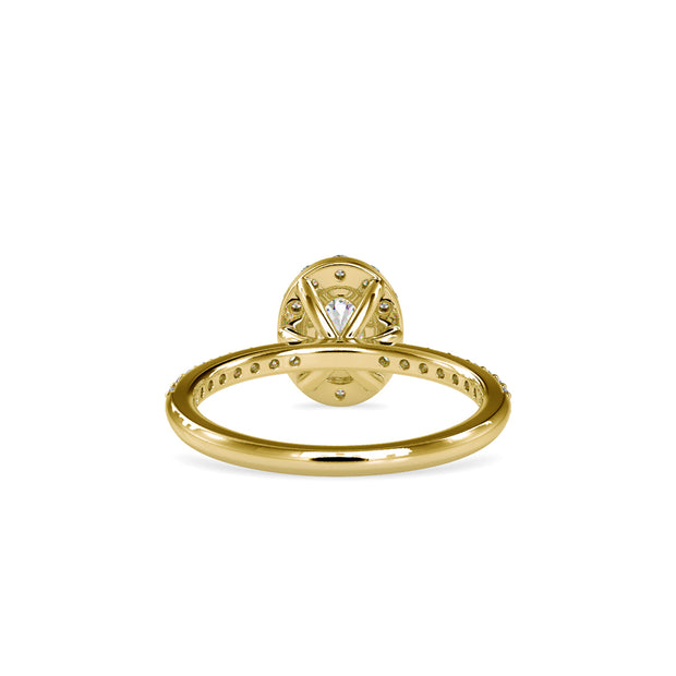 0.78 Carat Diamond 14K Yellow Gold Engagement Ring - Fashion Strada