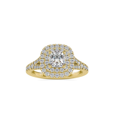 1.55 Carat Diamond 14K Yellow Gold Engagement Ring - Fashion Strada