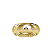 0.74 Carat Diamond 14K Yellow Gold Wedding Band - Fashion Strada