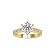 2.05 Carat Diamond 14K Yellow Gold Engagement Ring - Fashion Strada