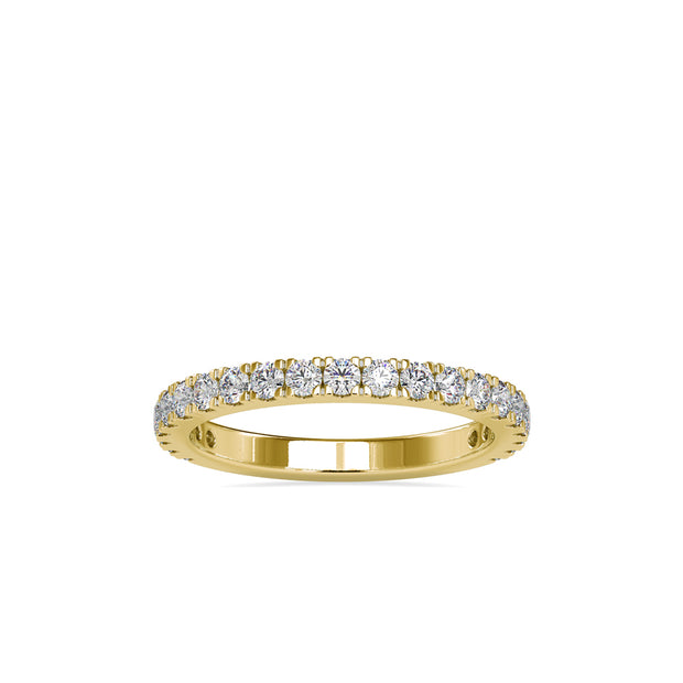 0.63 Carat Diamond 14K Yellow Gold Wedding Band - Fashion Strada