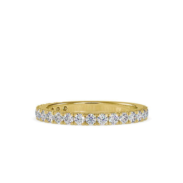 0.63 Carat Diamond 14K Yellow Gold Wedding Band - Fashion Strada