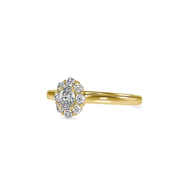 0.50 Carat Diamond 14K Yellow Gold Engagement Ring - Fashion Strada