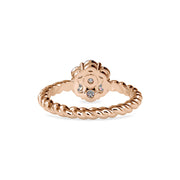 0.70 Carat Diamond 14K Rose Gold Engagement Ring - Fashion Strada