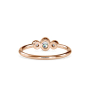 0.25 Carat Diamond 14K Rose Gold Engagement Ring - Fashion Strada