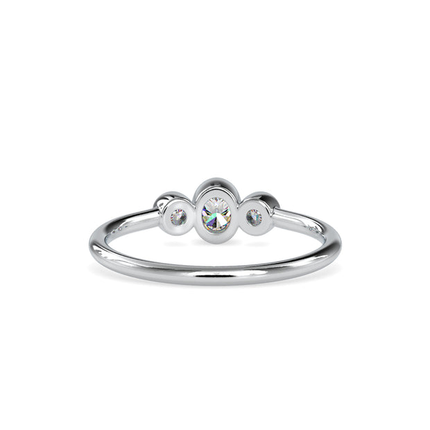 0.25 Carat Diamond 14K White Gold Engagement Ring - Fashion Strada