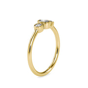 0.25 Carat Diamond 14K Yellow Gold Engagement Ring - Fashion Strada