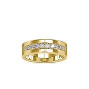 0.54 Carat Diamond 14K Yellow Gold Wedding Band - Fashion Strada