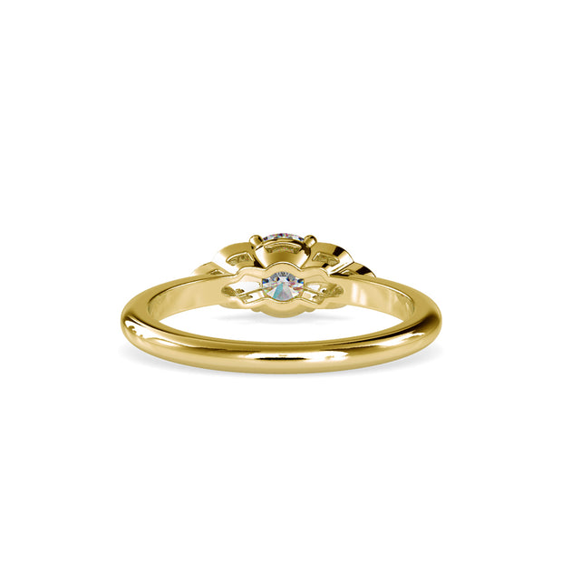 0.62 Carat Diamond 14K Yellow Gold Engagement Ring - Fashion Strada