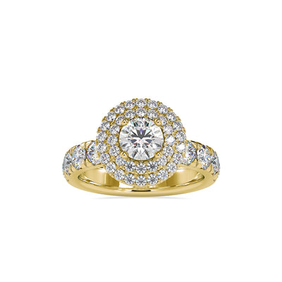 2.35 Carat Diamond 14K Yellow Gold Engagement Ring - Fashion Strada