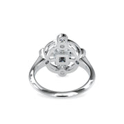 0.60 Carat Diamond 14K White Gold Engagement Ring - Fashion Strada