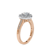 0.69 Carat Diamond 14K Rose Gold Engagement Ring - Fashion Strada