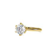 1.99 Carat Diamond 14K Yellow Gold Engagement Ring - Fashion Strada