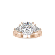 7.00 Carat Diamond 14K Rose Gold Engagement Ring - Fashion Strada