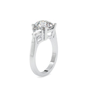 7.00 Carat Diamond 14K White Gold Engagement Ring - Fashion Strada