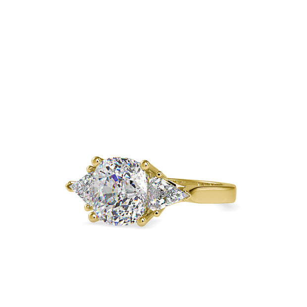 7.00 Carat Diamond 14K Yellow Gold Engagement Ring - Fashion Strada
