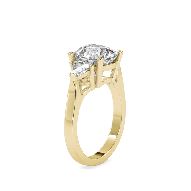7.00 Carat Diamond 14K Yellow Gold Engagement Ring - Fashion Strada