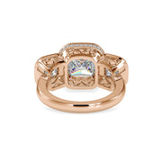 5.23 Carat Diamond 14K Rose Gold Engagement Ring - Fashion Strada