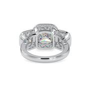5.23 Carat Diamond 14K White Gold Engagement Ring - Fashion Strada