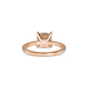 2.82 Carat Diamond 14K Rose Gold Engagement Ring - Fashion Strada