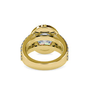 6.43 Carat Diamond 14K Yellow Gold Engagement Ring - Fashion Strada