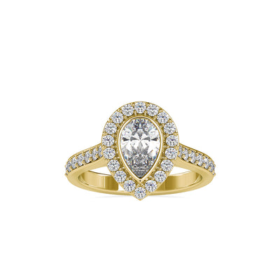 1.54 Carat Diamond 14K Yellow Gold Engagement Ring - Fashion Strada