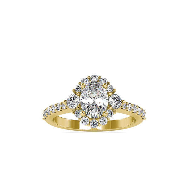 1.71 Carat Diamond 14K Yellow Gold Engagement Ring - Fashion Strada