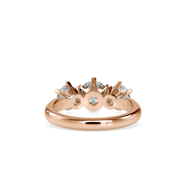 1.95 Carat Diamond 14K Rose Gold Engagement Ring - Fashion Strada