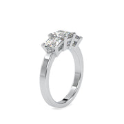 2.89 Carat Diamond 14K White Gold Engagement Ring - Fashion Strada