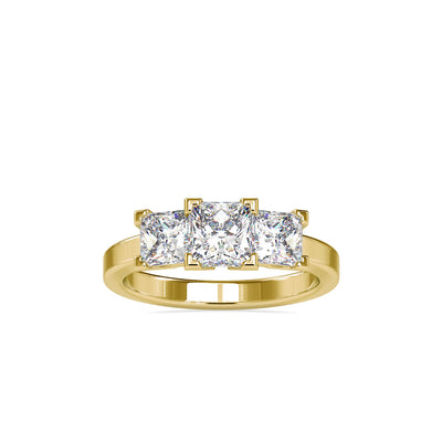 2.89 Carat Diamond 14K Yellow Gold Engagement Ring - Fashion Strada