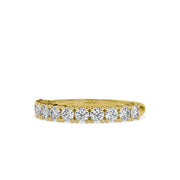 0.90 Carat Diamond 14K Yellow Gold Wedding Band - Fashion Strada