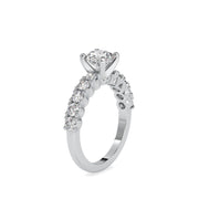 1.96 Carat Diamond 14K White Gold Engagement Ring - Fashion Strada