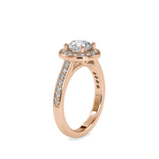 1.58 Carat Diamond 14K Rose Gold Engagement Ring - Fashion Strada
