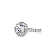 1.58 Carat Diamond 14K White Gold Engagement Ring - Fashion Strada