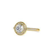 1.30 Carat Diamond 14K Yellow Gold Engagement Ring - Fashion Strada