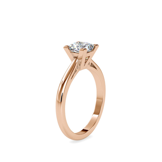1.23 Carat Diamond 14K Rose Gold Engagement Ring - Fashion Strada
