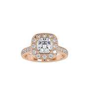 2.16 Carat Diamond 14K Rose Gold Engagement Ring - Fashion Strada