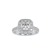 2.16 Carat Diamond 14K White Gold Engagement Ring - Fashion Strada