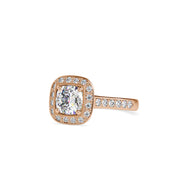 1.73 Carat Diamond 14K Rose Gold Engagement Ring - Fashion Strada